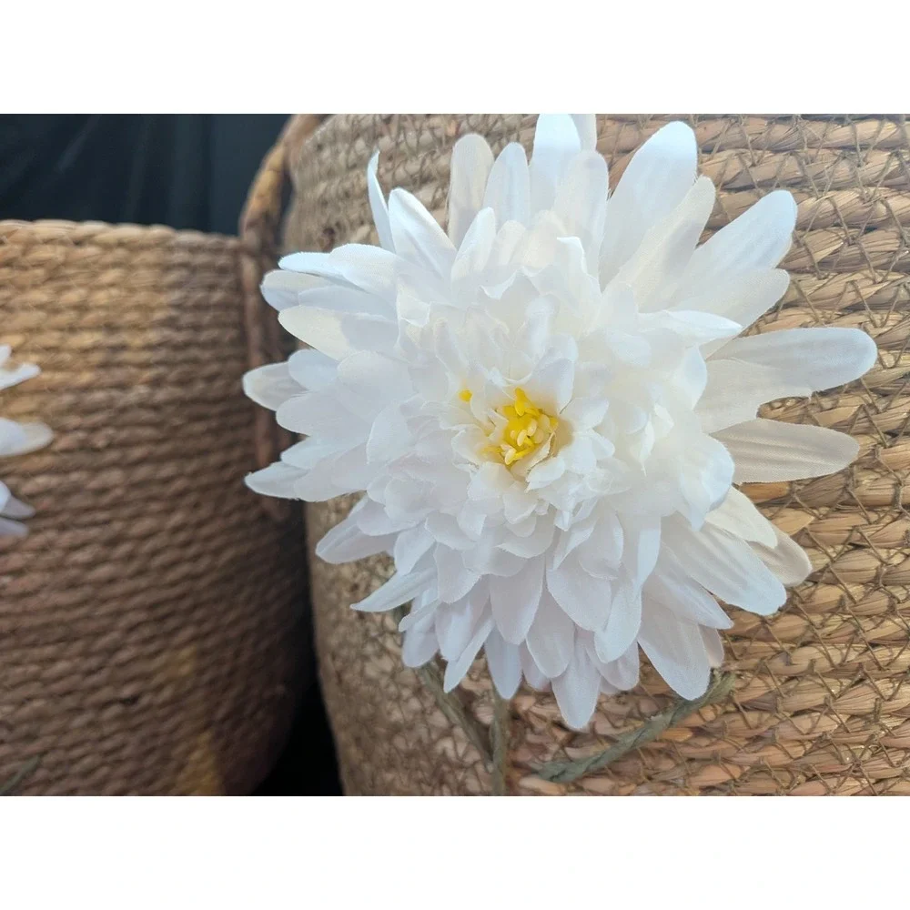 SET OF 2 LARGE NESTING‎ WOVEN BASKETS - NEW